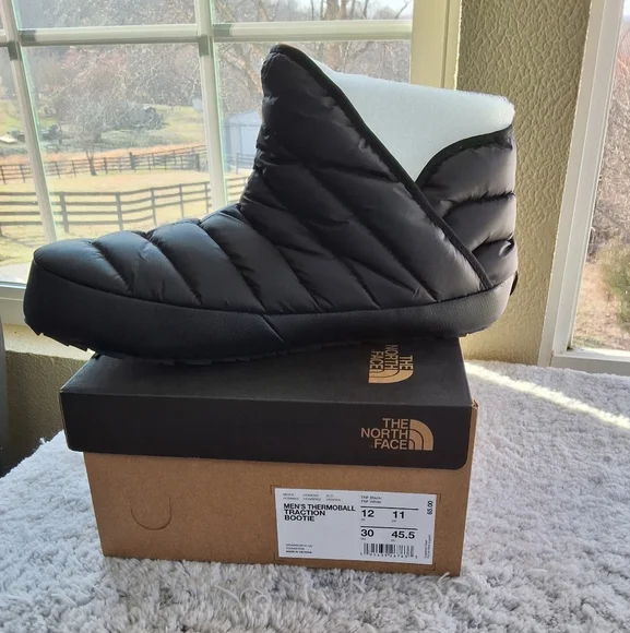 The North Face Black and White Rain & Snow Boots - Picture 3 of 3